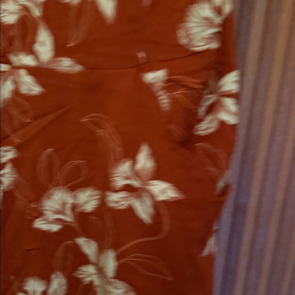 Floral Rust Colored SunDress - Picture 3 of 4